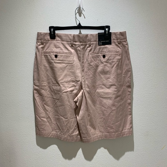 Banana Republic Men's 11" Emerson Short Light Pink Size 35 NWT - Picture 3 of 9